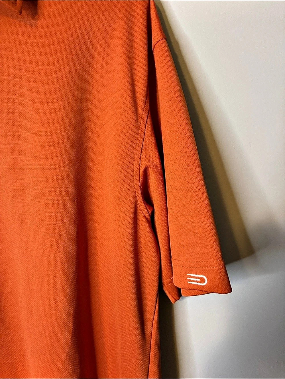 Dockers Men's Orange Quarter-Zip Polo Size M - Picture 4 of 5